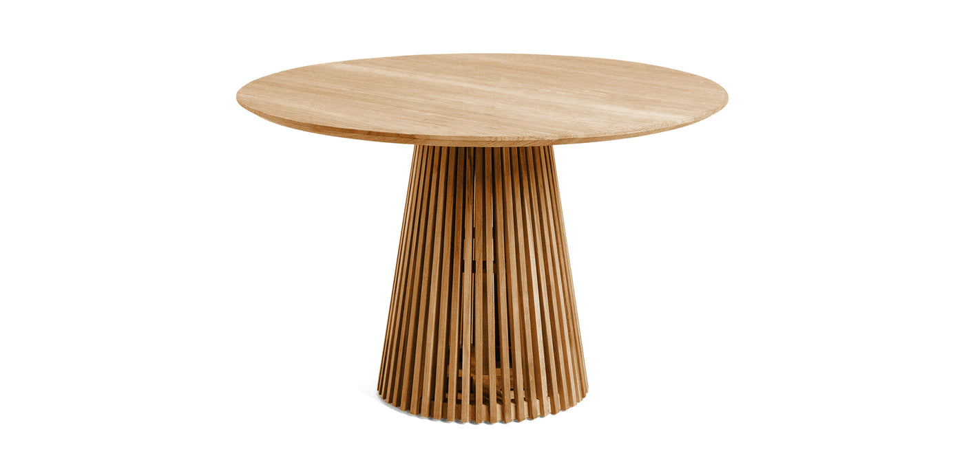 Stripes Natural Veneer Dining Table