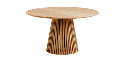 Stripes Natural Veneer Dining Table