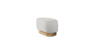 Island Small Linen Pouf