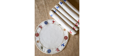 Festive Ornaments Placemat Set