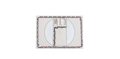 Christmas Garland Cutlery Sleeve Set