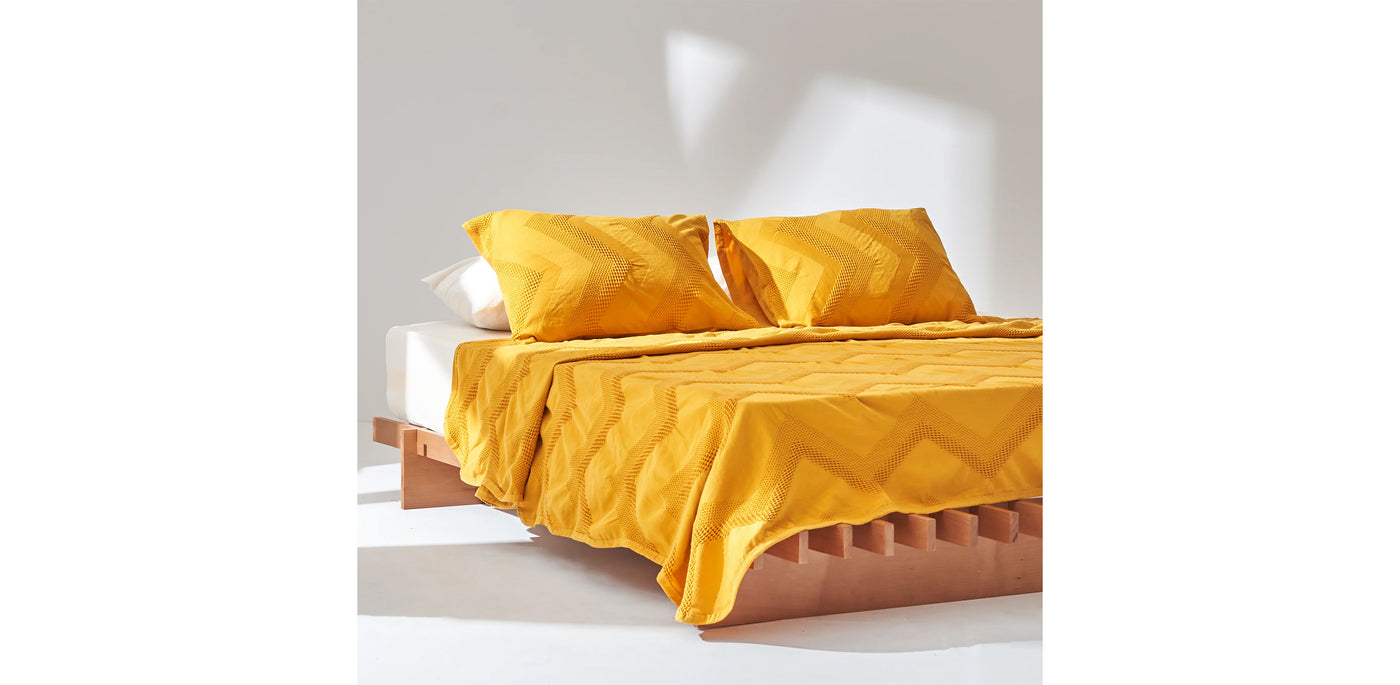 Quilt Set in Mustard