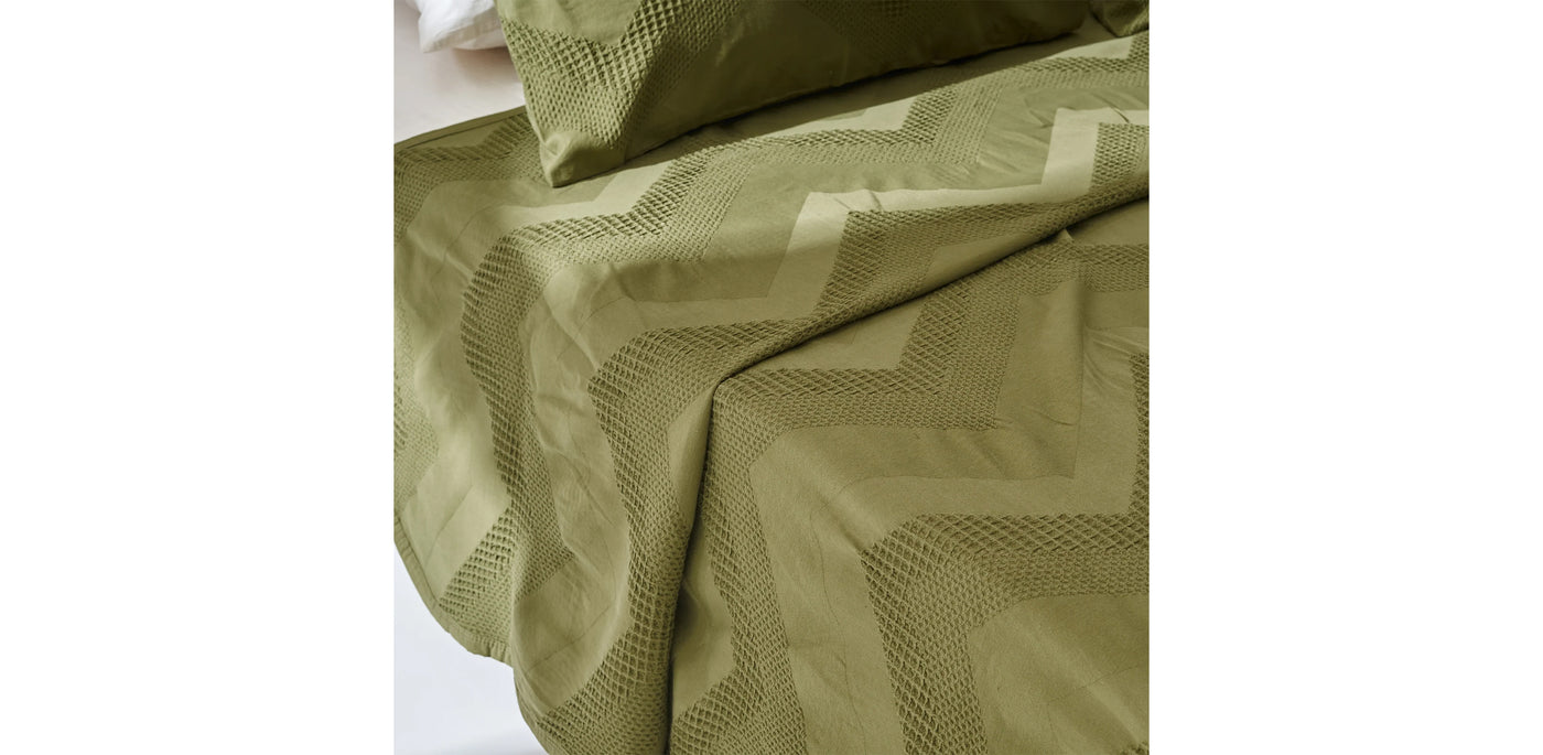 Quilt Set in Olive