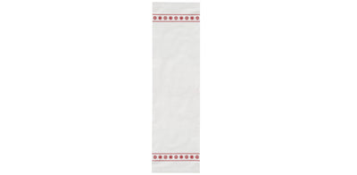 Snowfall Red Table Runner