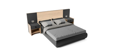 Seti Melamine Queen Bed