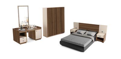 Seti Melamine Queen Bedroom Full Set