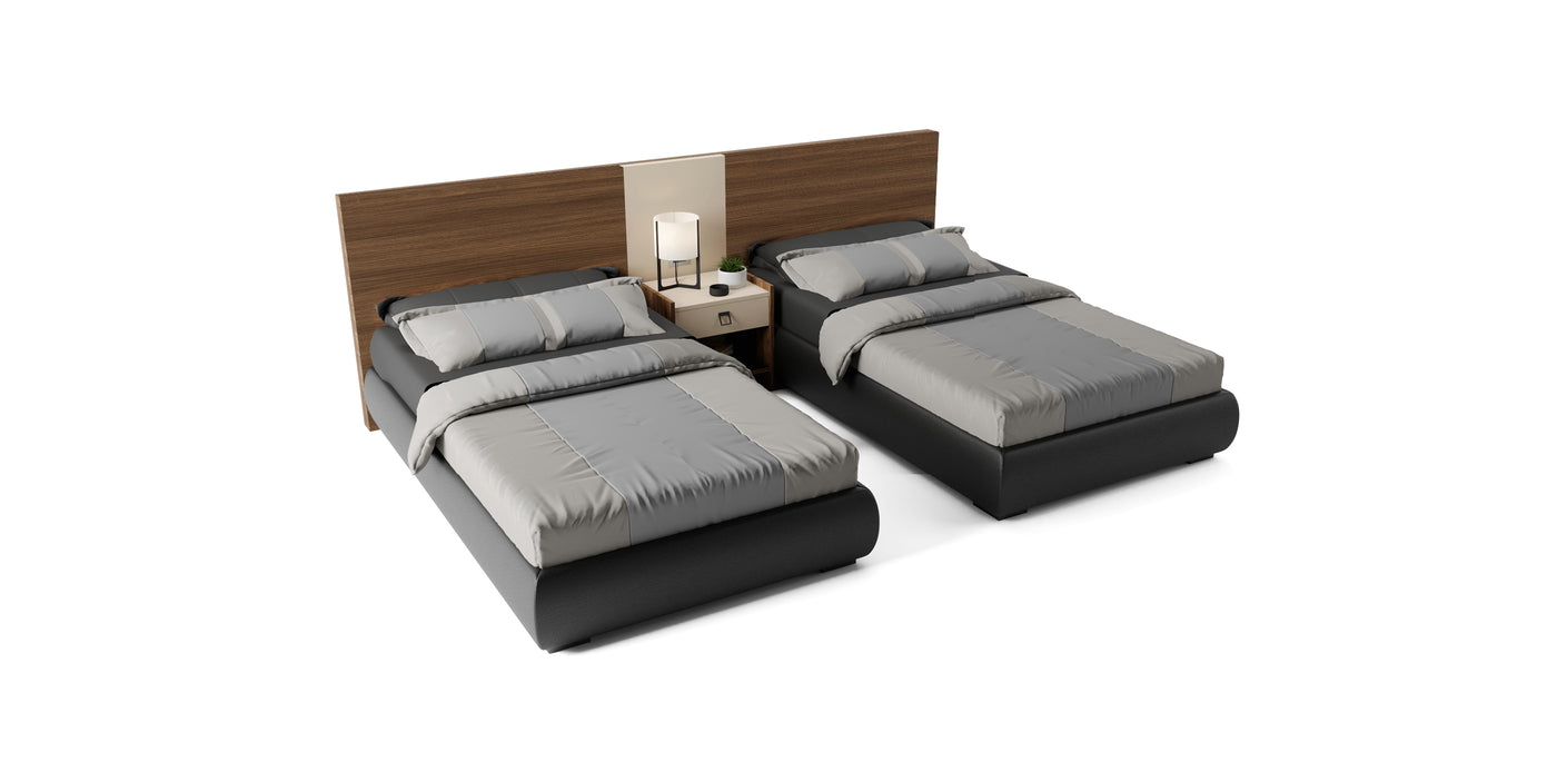 Seti Melamine Twin Bed