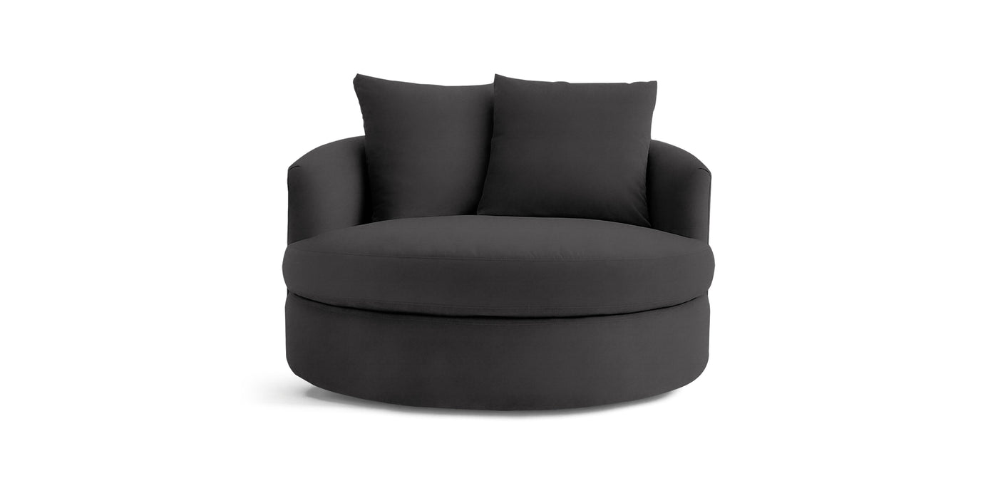 Small Nest Velvet Armchair