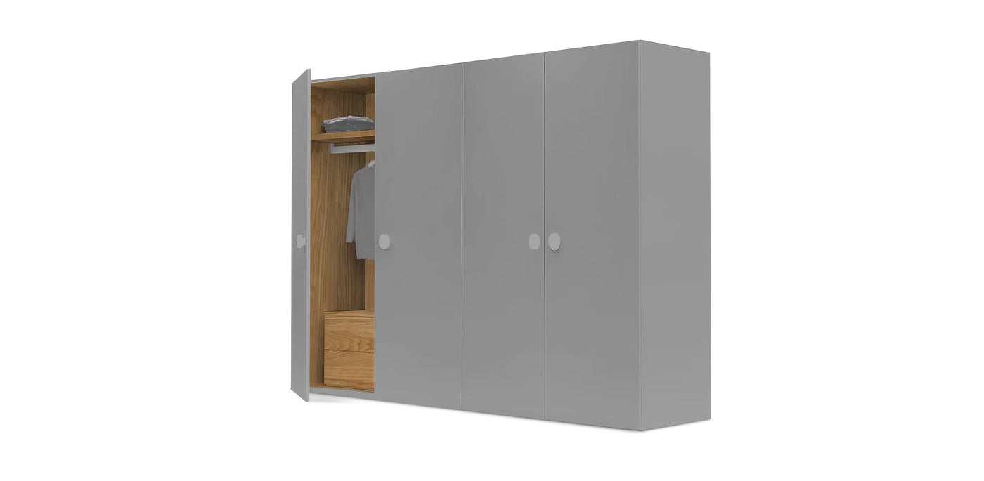 Stash Double Lacquered Wardrobe