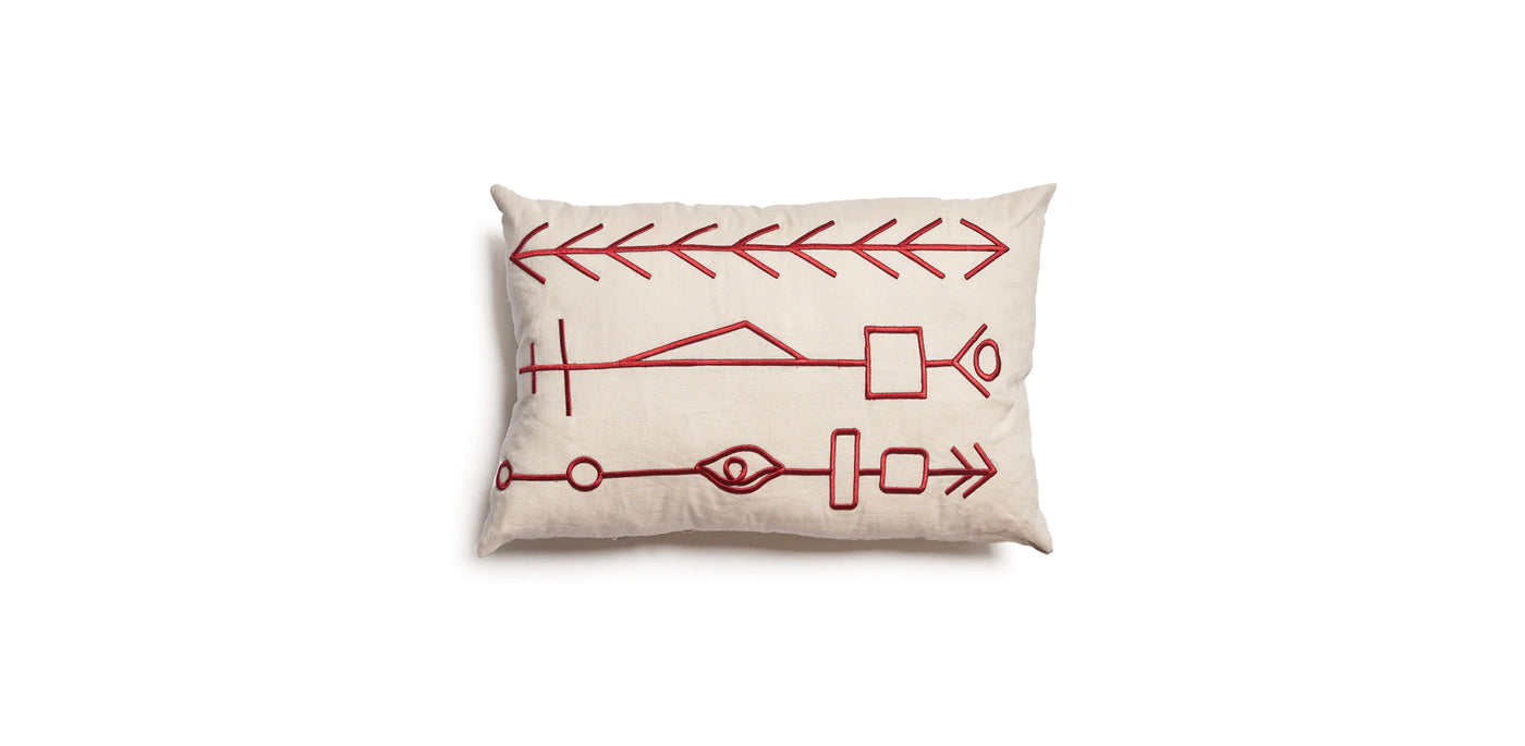 Tripoli Embroidered Cushion