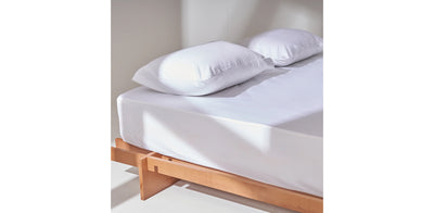 White Fitted Sheet - Sateen