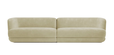 Alba Velvet 3 Seater Sofa