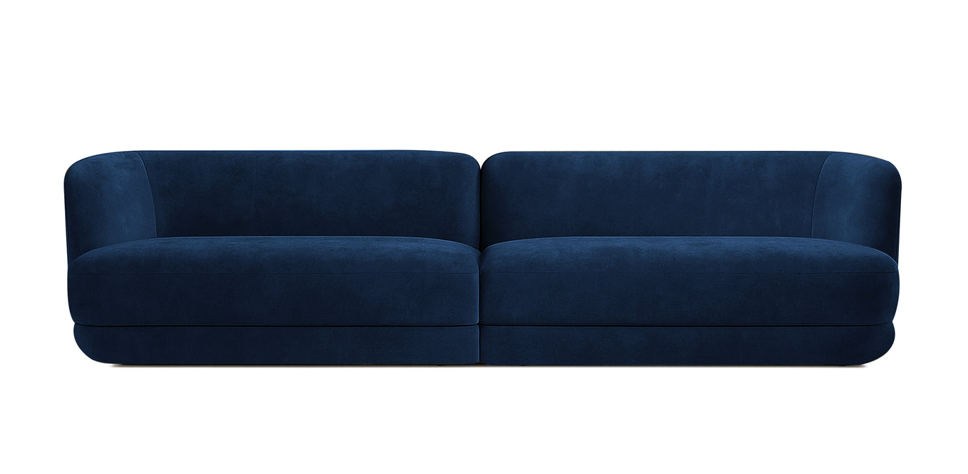 Alba Velvet 3 Seater Sofa