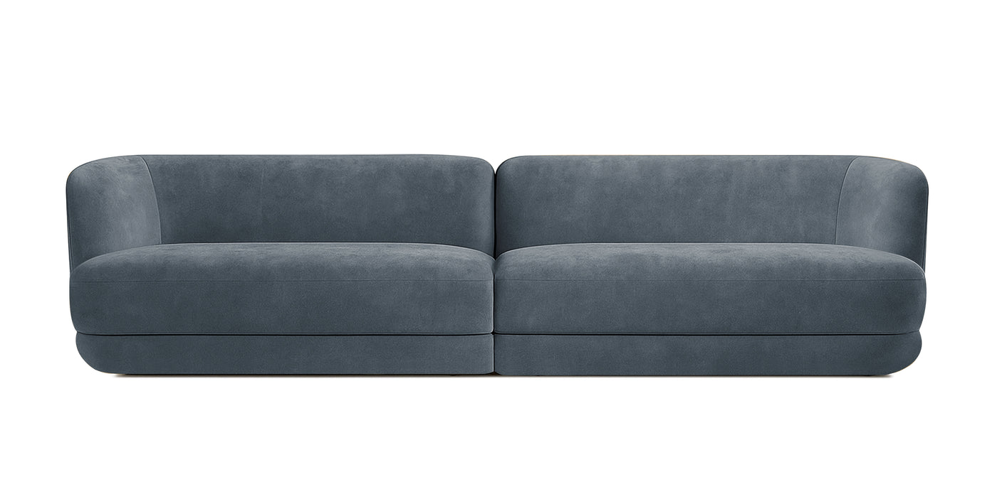 Alba Velvet 3 Seater Sofa
