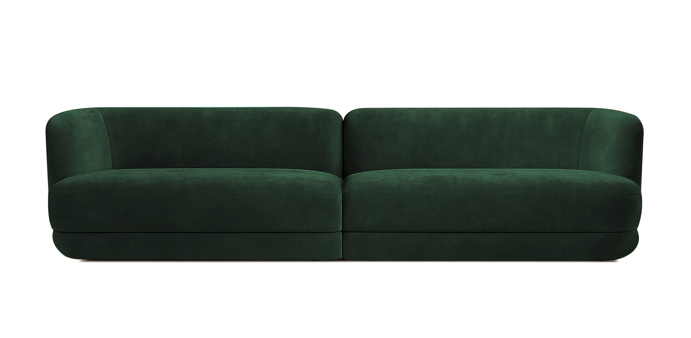 Alba Velvet 3 Seater Sofa