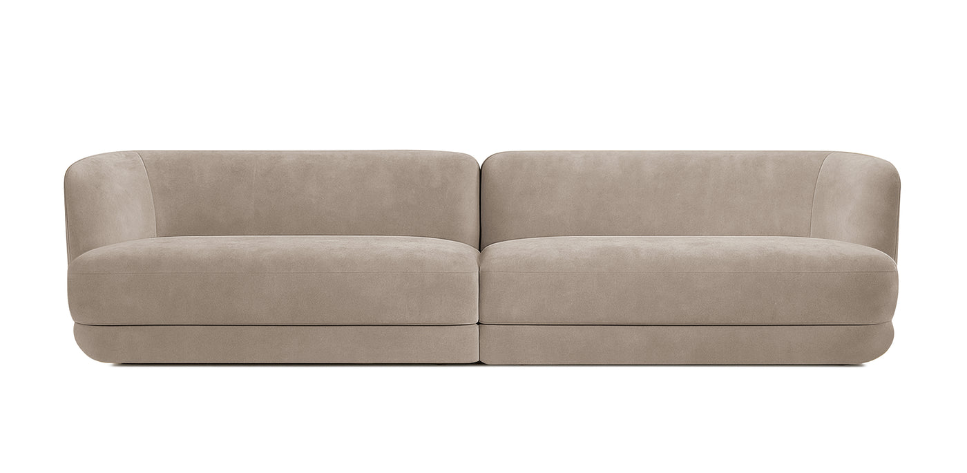 Alba Velvet 3 Seater Sofa