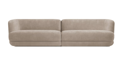 Alba Velvet 3 Seater Sofa