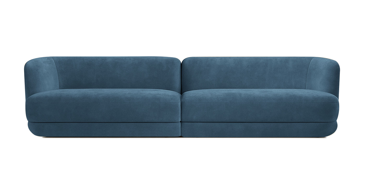 Alba Velvet 3 Seater Sofa