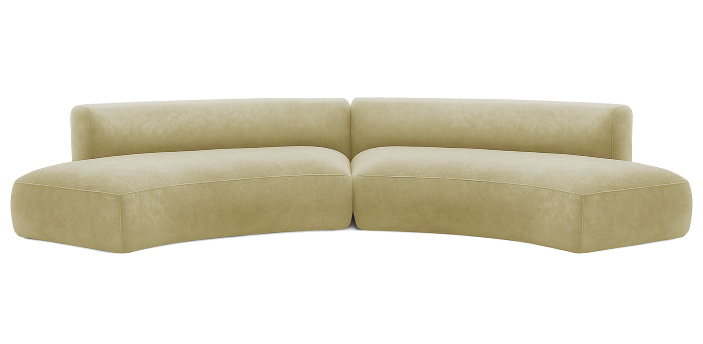 Amber Velvet 4 Seater Sofa