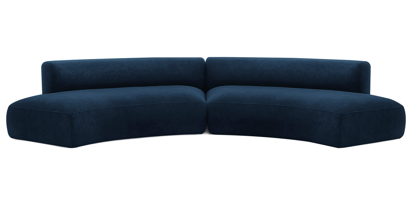 Amber Velvet 4 Seater Sofa