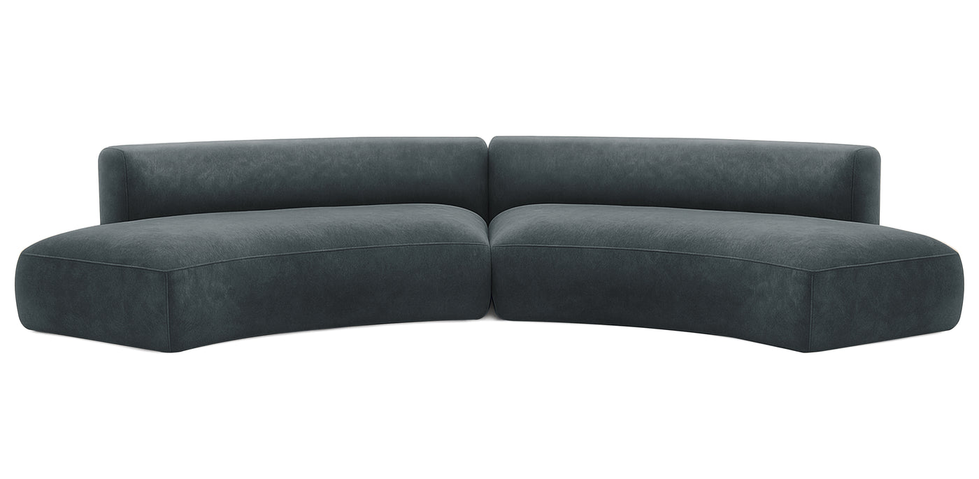 Amber Velvet 4 Seater Sofa