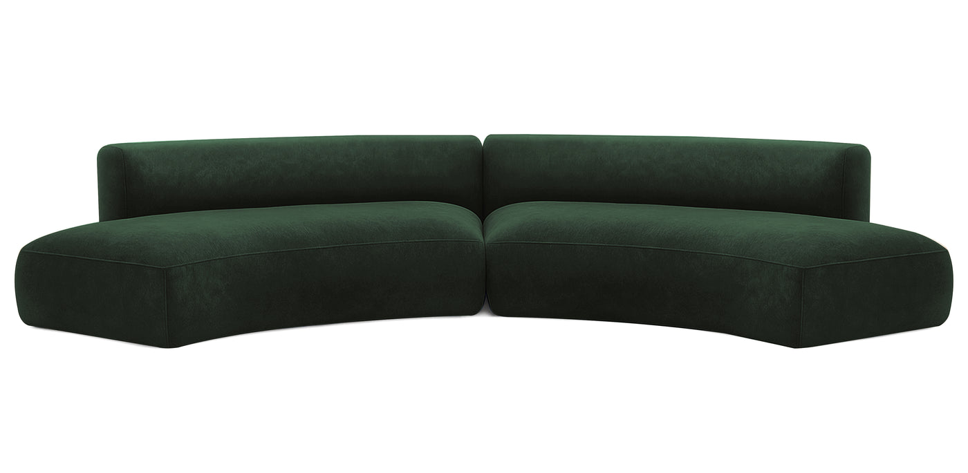 Amber Velvet 4 Seater Sofa