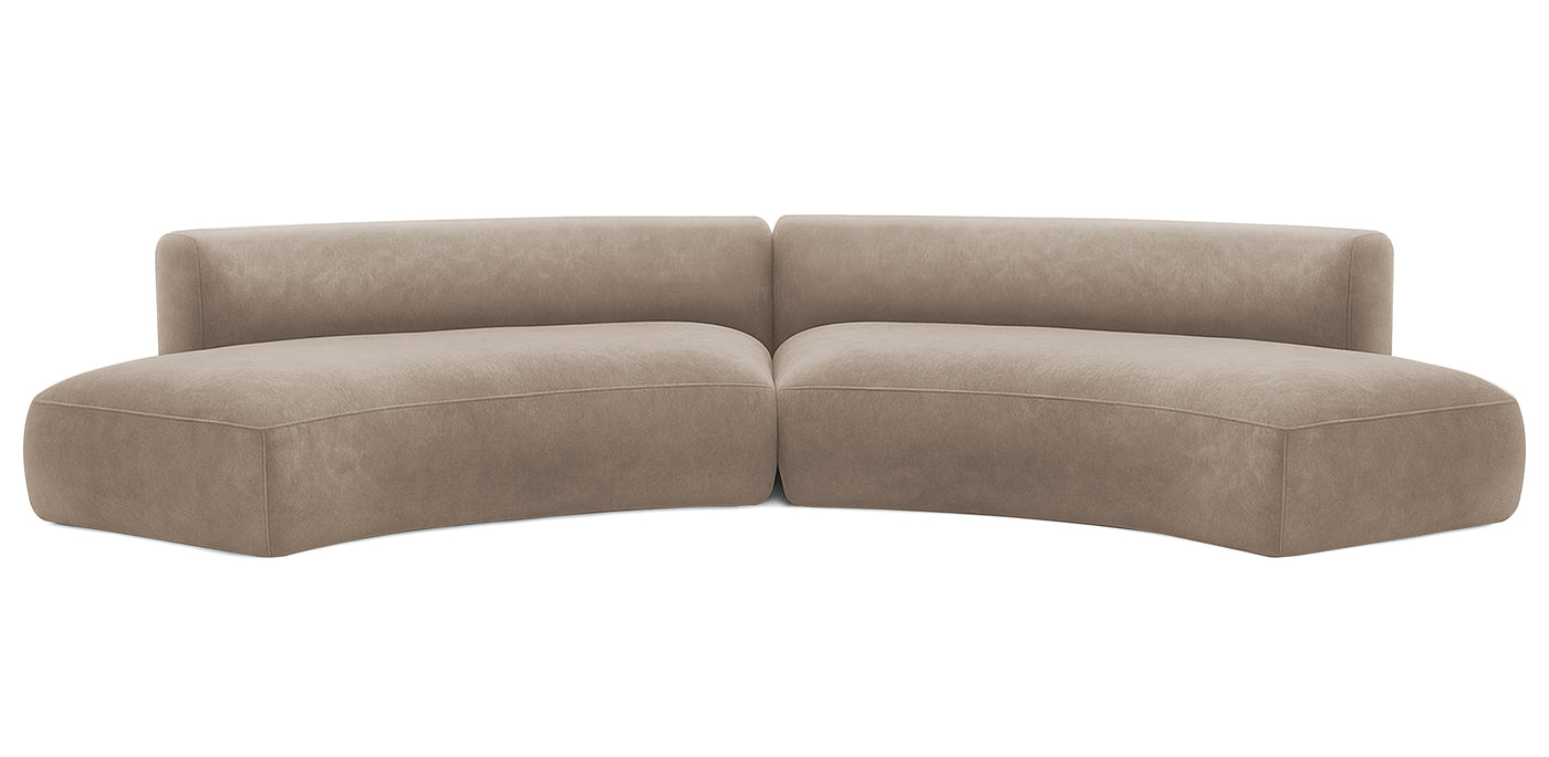 Amber Velvet 4 Seater Sofa