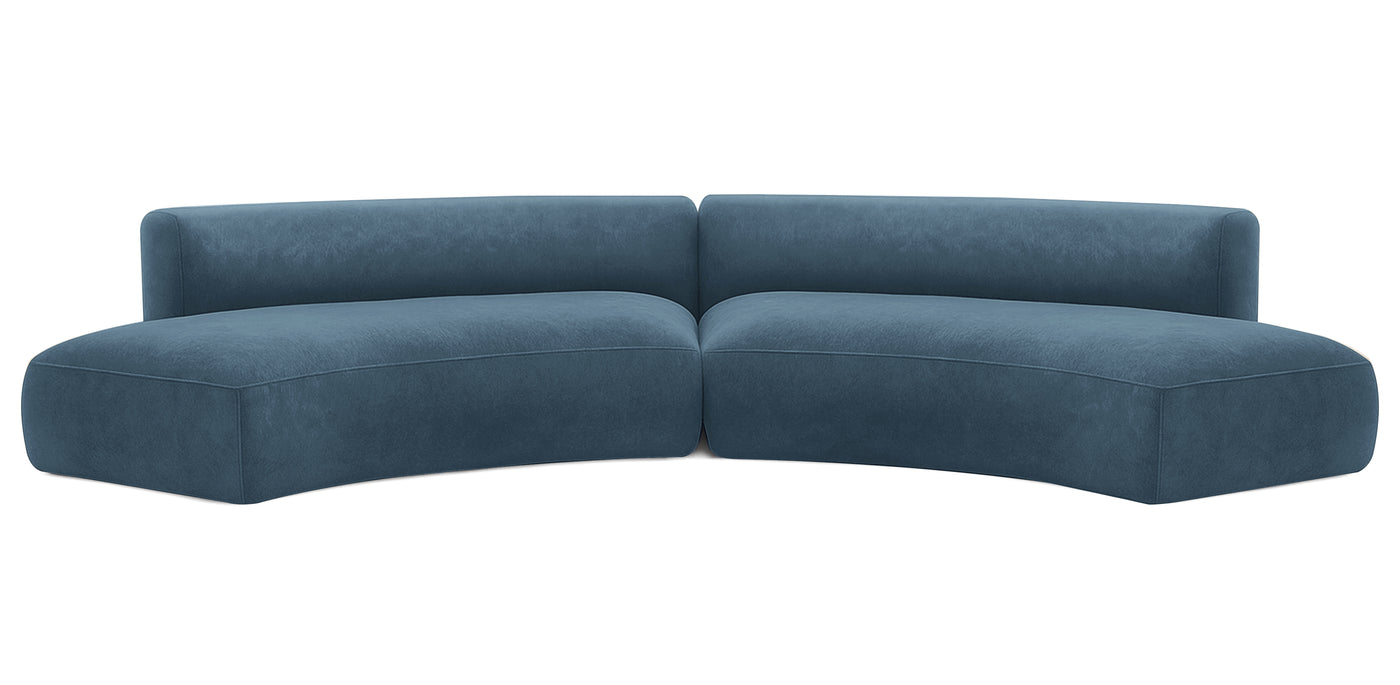 Amber Velvet 4 Seater Sofa