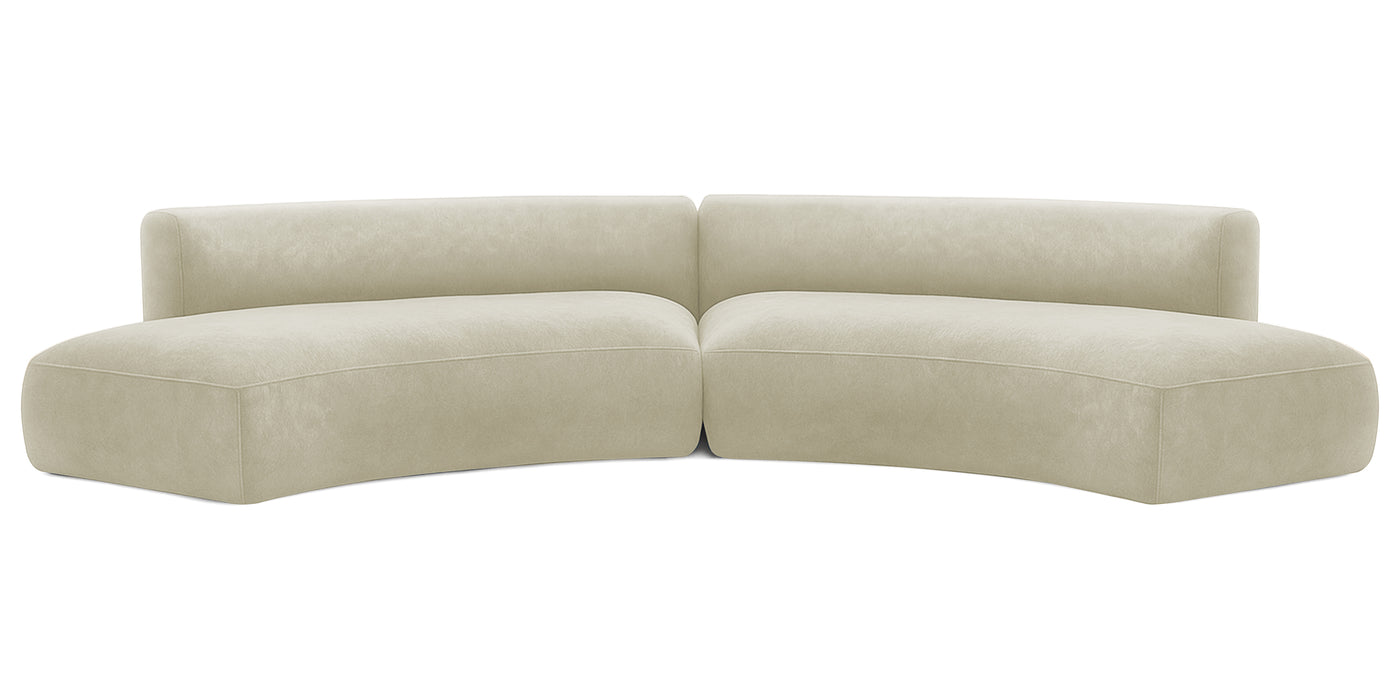 Amber Velvet 4 Seater Sofa