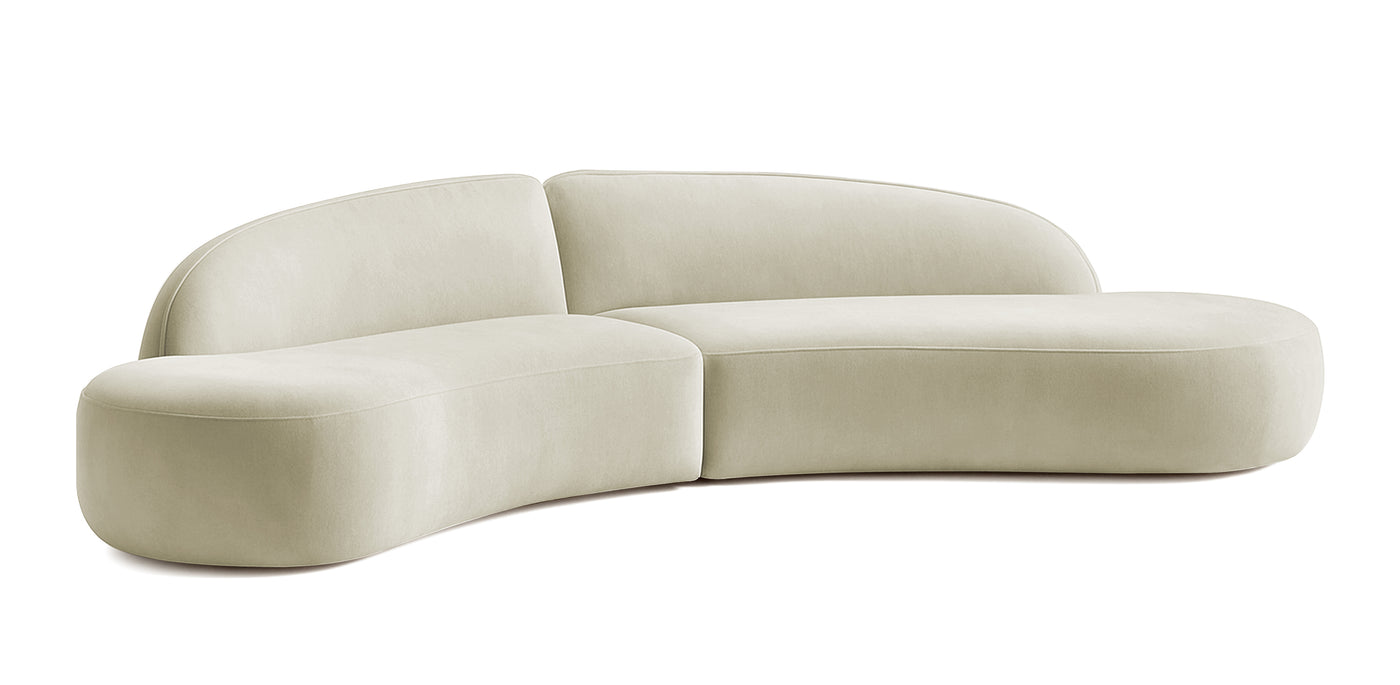 Aurra Velvet 4 Seater Sofa