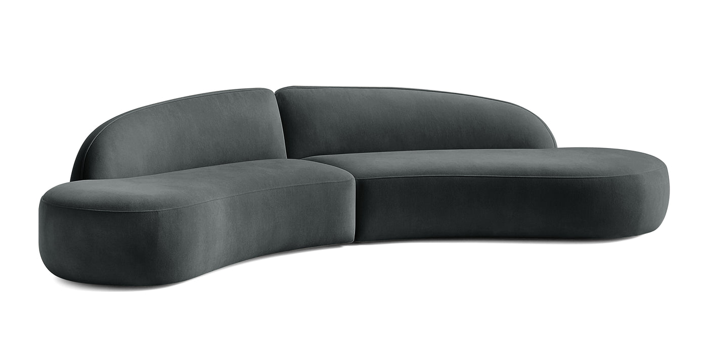 Aurra Velvet 4 Seater Sofa