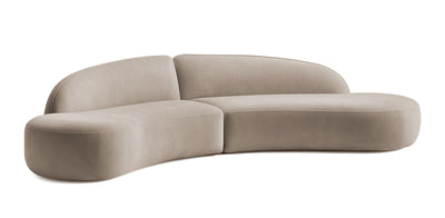 Aurra Velvet 4 Seater Sofa