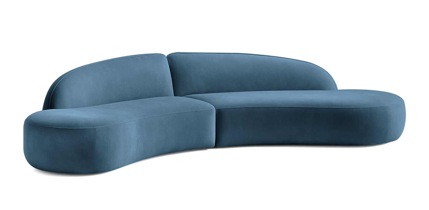 Aurra Velvet 4 Seater Sofa