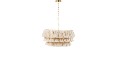 Dove Fella Tassel Chandelier