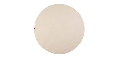 Off-White Round Rug