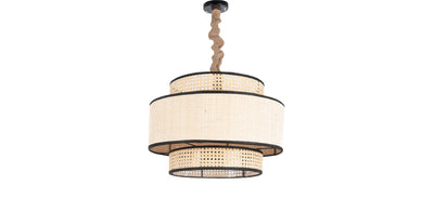 Cane & Wicker Chandelier
