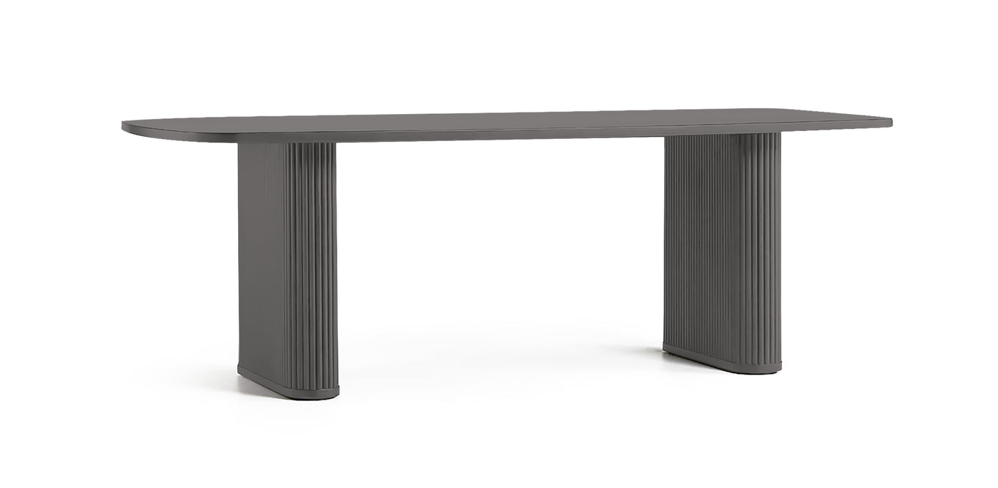 Black Elm Lacquered Dining Table