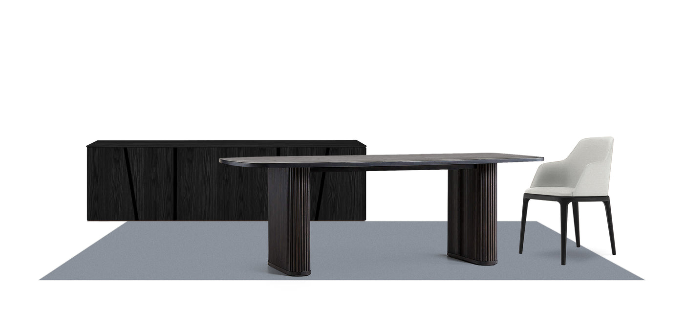 Black Elm E Dining Room