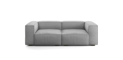 Plush Linen 2 Seater Sofa