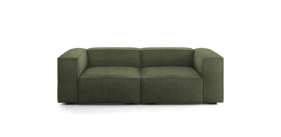Plush Linen 2 Seater Sofa