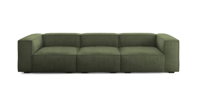 Plush Linen 3 Seater Sofa