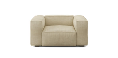 Plush Linen Armchair