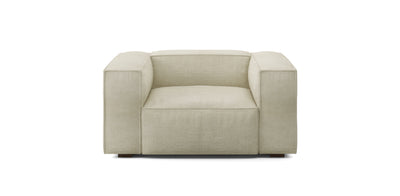 Plush Linen Armchair