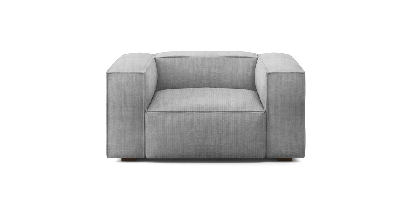 Plush Linen Armchair
