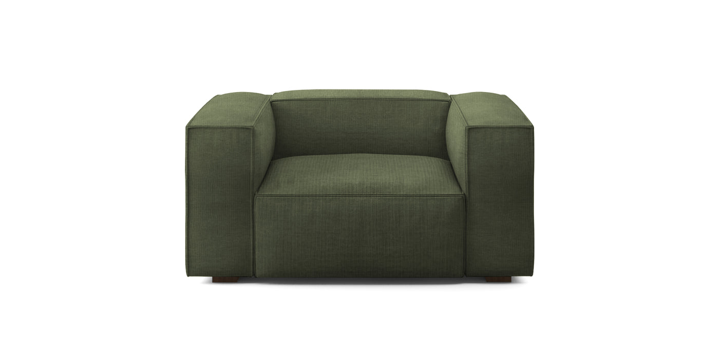 Plush Linen Armchair