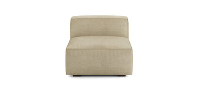 Plush Linen Armless Chair