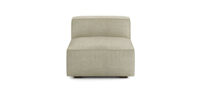 Plush Linen Armless Chair