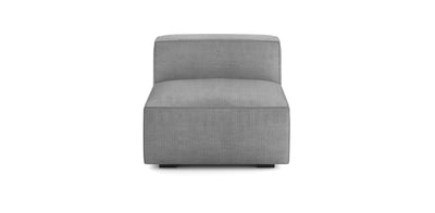 Plush Linen Armless Chair