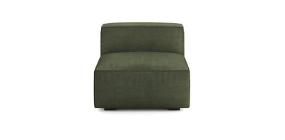 Plush Linen Armless Chair