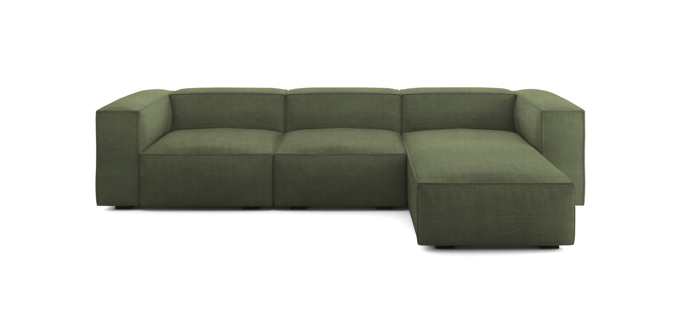 Plush 309 Linen L-Shape Sofa